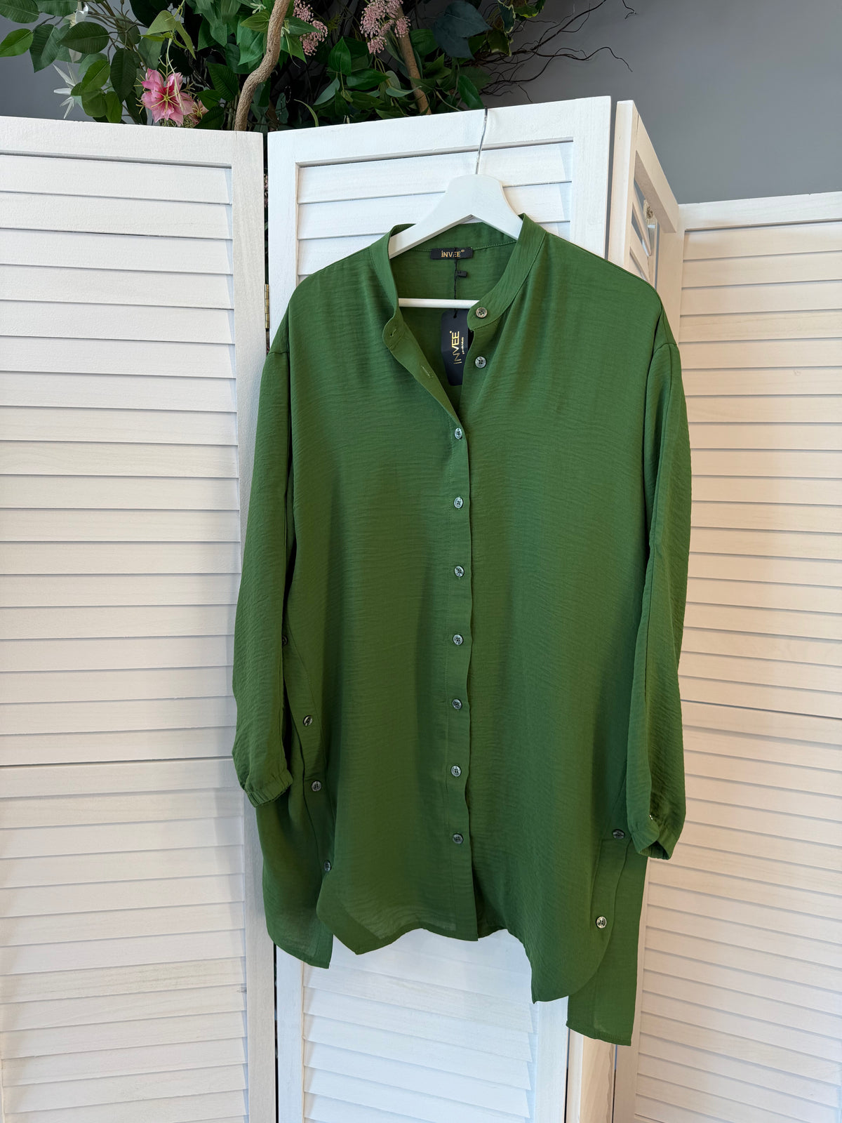 Invee Green Shirt