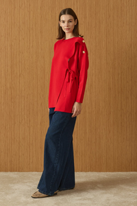 Aura Knitwear Red