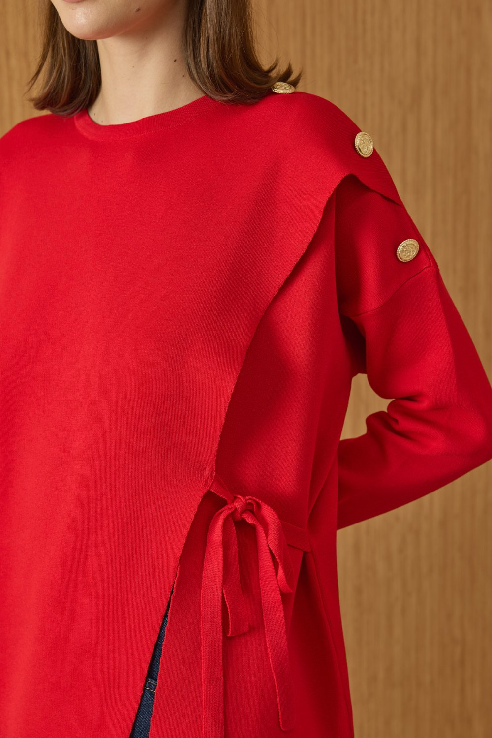 Aura Knitwear Red