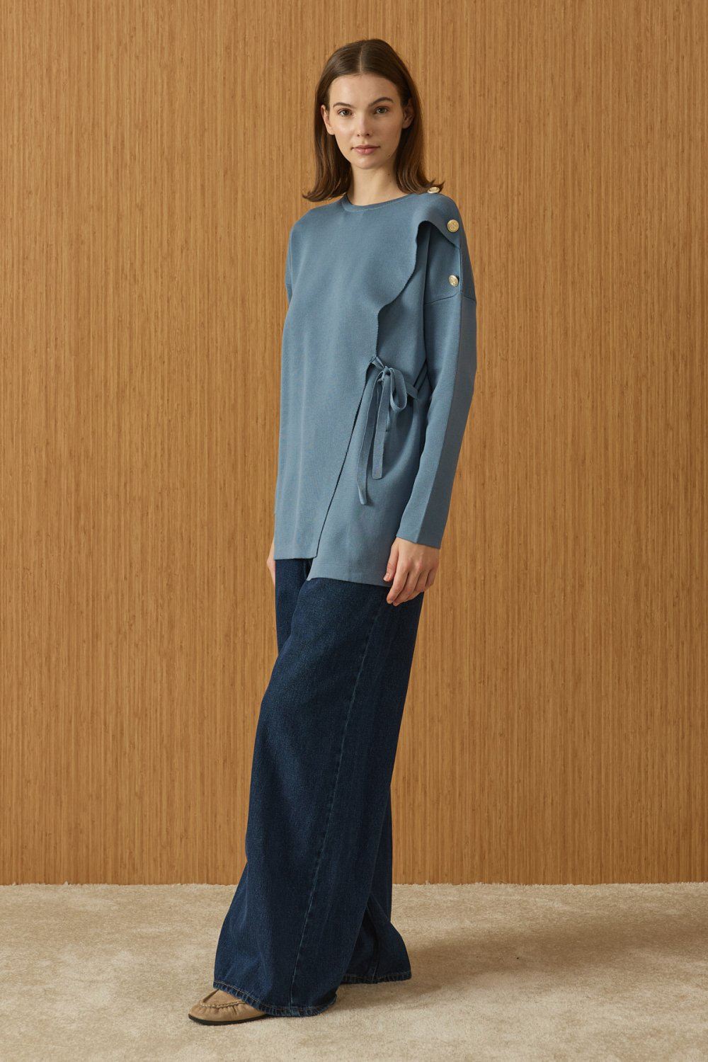 Aura Knitwear  Indigo