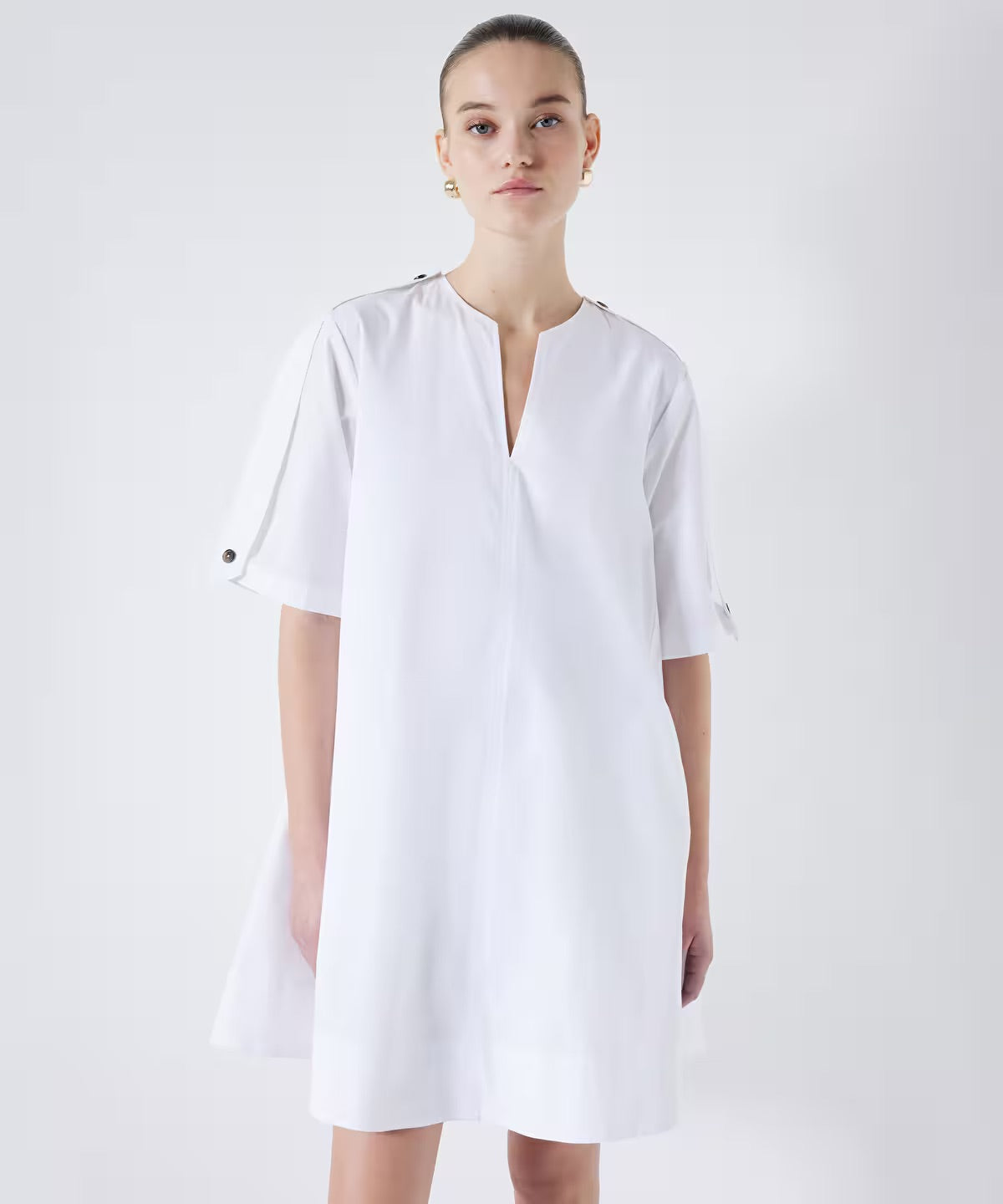 Ipekyol Button Detail Poplin Dress