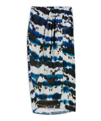Twist Printed Wrap Skirt
