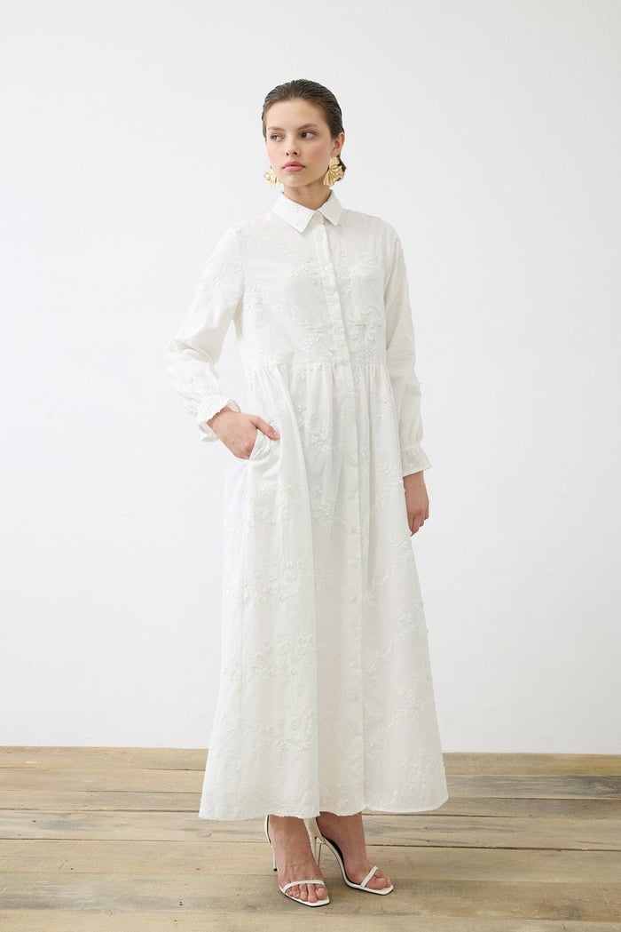 Terzi Dukkani Bella White Dress
