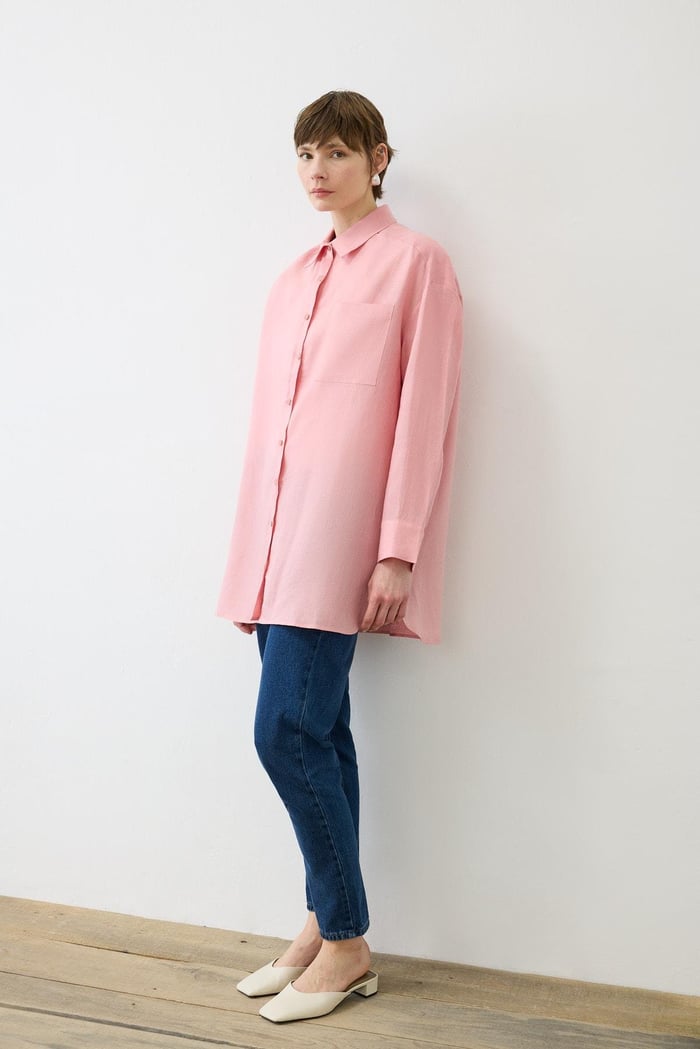Terzi Dukkani   100%Linen Shirt