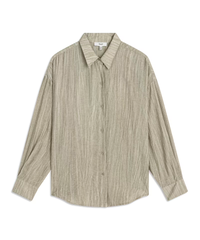 Twist Hotfix Printed Textured Shirt