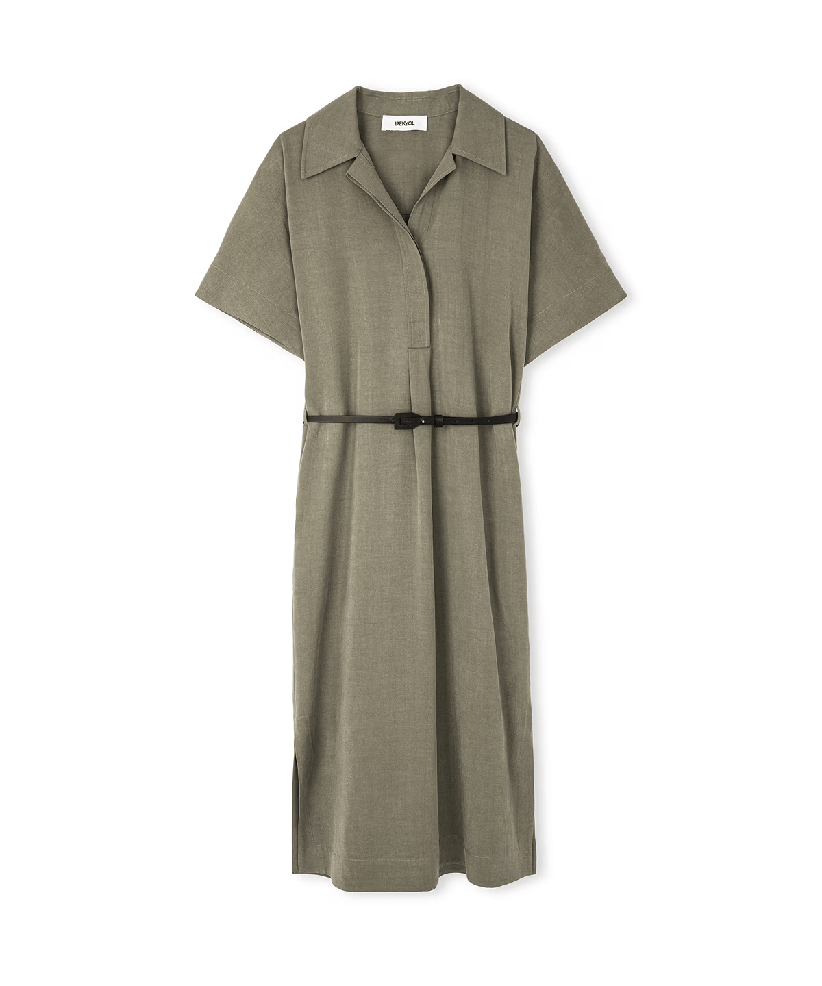 Ipekyol Belted Shirt Collar Dress