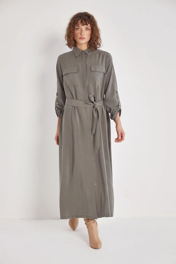 Modal Maxi Dress with Pocket Details
