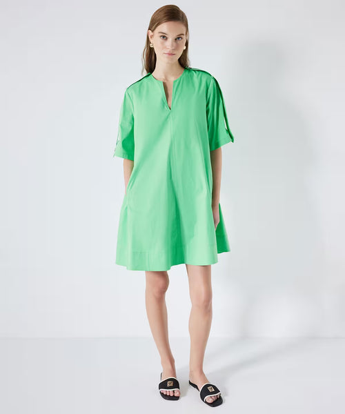 Ipekyol Button Detail Poplin Dress Green