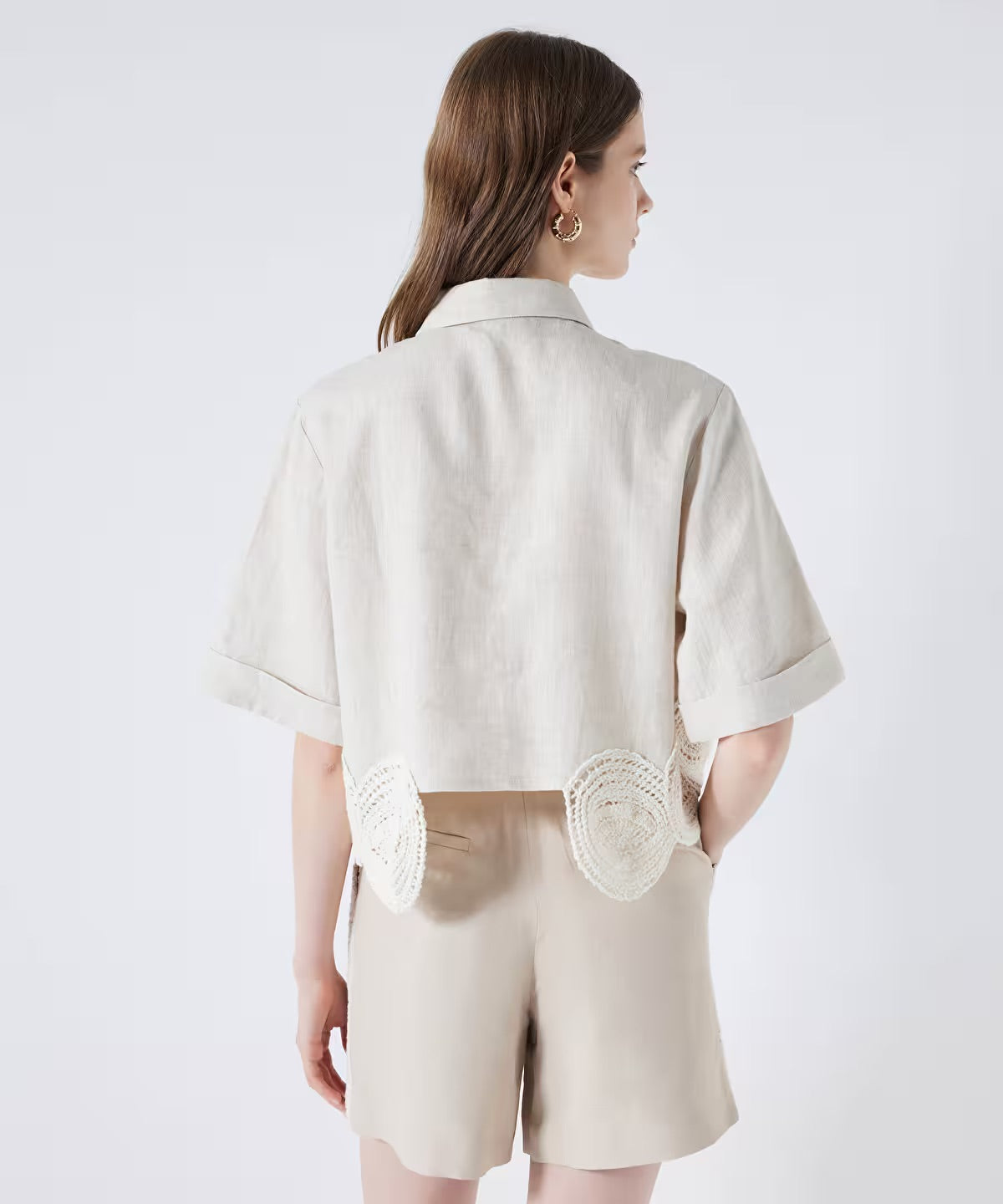 Ipekyol Crochet Mix Shorts