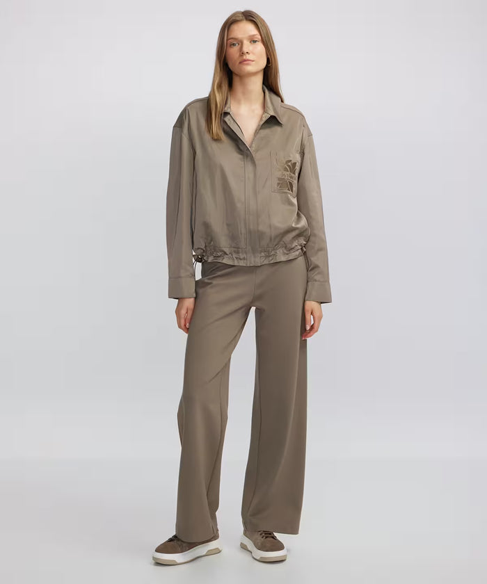Ipekyol Fabric Mix Embroidered Shirt