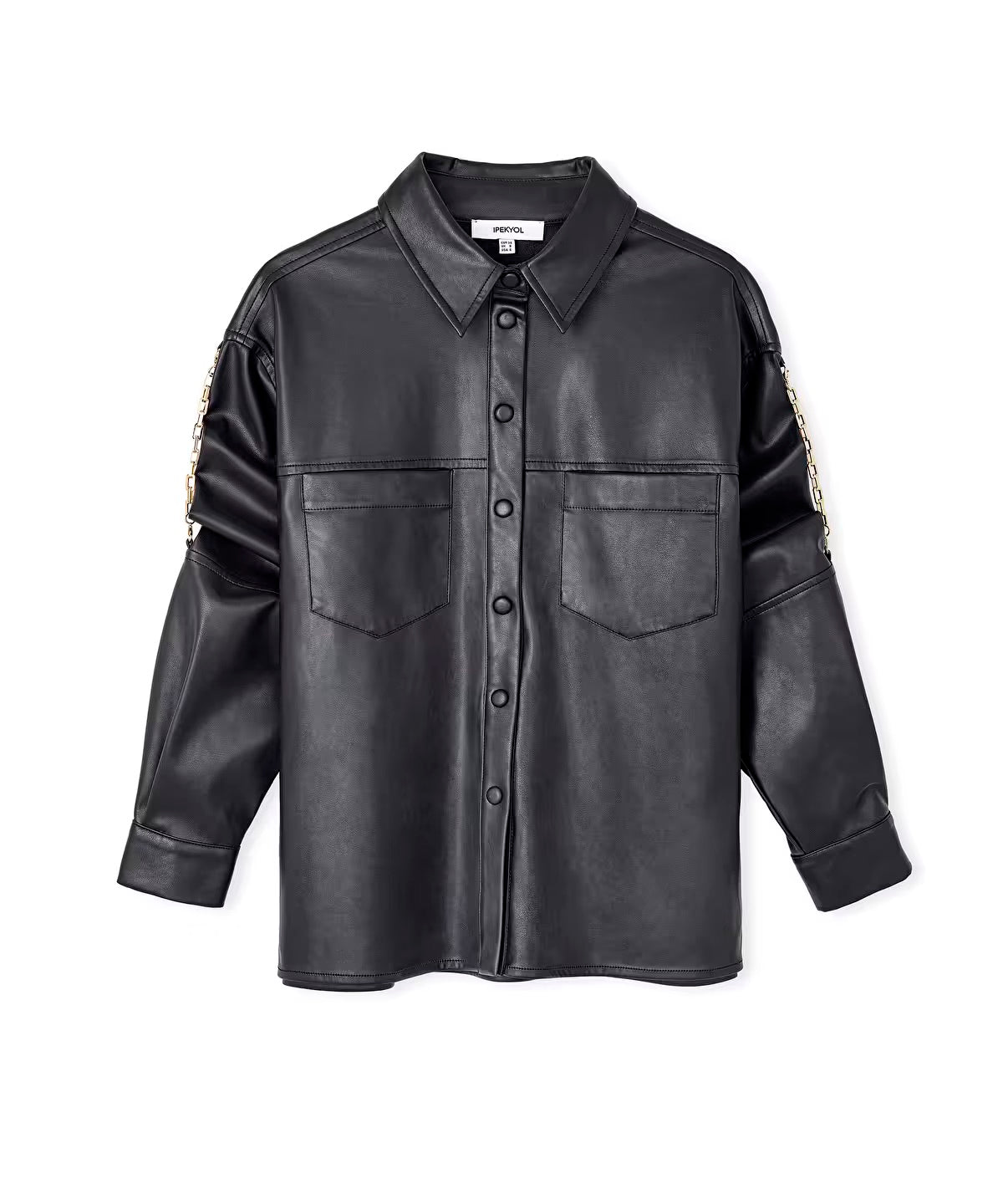 Ipekyol Faux Leather Shirt - Biens Collection