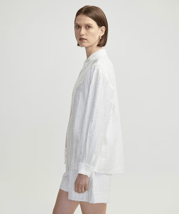 Ipekyol Textured Off Shoulder Shirt