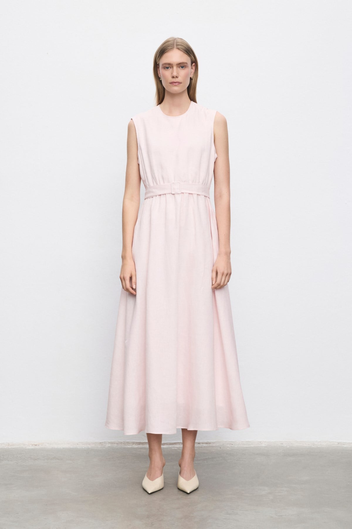 POWDER PINK DRESS SET