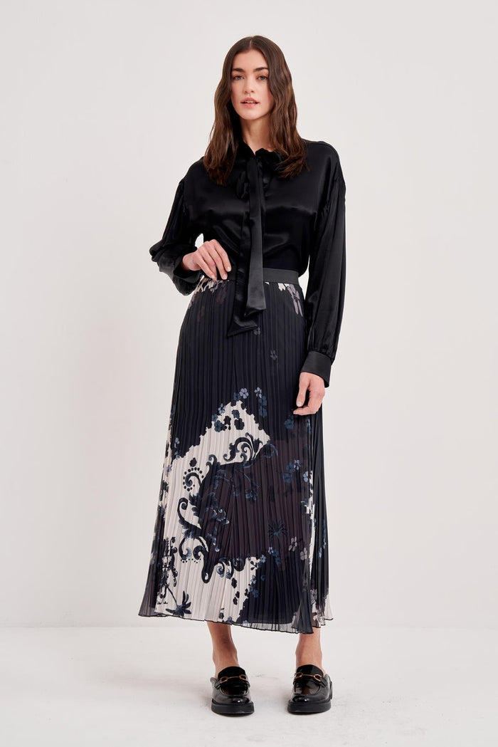 Noi Pattern Mix Skirt