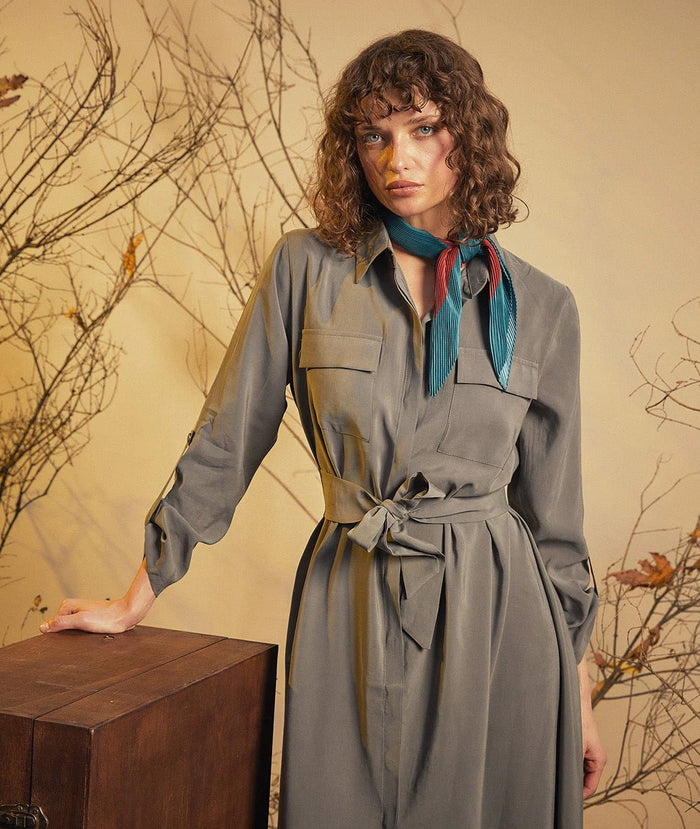 Modal Maxi Dress with Pocket Details