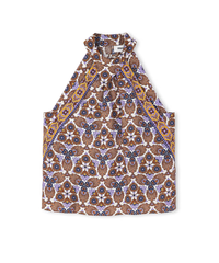 Ipekyol Halter Neck Patterned Blouse